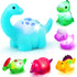 TOY Life Dinosaur Bath Toys for Kids 3 4 5 8 Light Up Bath Toys for Toddler Boys Toys Baby Bath Toys for Infants Toddler Bath Toys Bathtub Toys fo...