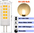 G4 LED Bulbs 110V-130V (Not Low Voltage 12V) G4 Bi-Pin Base Spotlight Lighting Dimmable 5W Warm White 3000K Replace 45W G4 Halogen Lamp, for Under...
