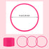 Silicone Jelly Hair Tie Bracelet Penta Angel 20Pcs Retro Solid Neon 80s Style Costume Wrist Band Hair Elastics for Men Women Party Favors (Rose Re...
