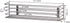 Household Essentials 1226-1 Long Basket Door Mount Cabinet Organizer | Mounts to Solid Cabinet Doors or Walls...
