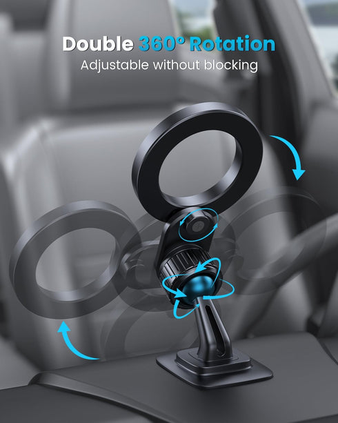 APPS2Car 2-Pack Compatible for Magsafe Phone Holder for Car - Designed for iPhone 15/14/13/12 Official Magsafe Case......