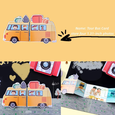 Evgeniya Pop Up Greeting Card Making Kit DIY 3D Greeting Cards Scrapbook Supplies kit Cartoon Making Material Set for Birthday Invitation Album DI...