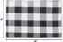 Black & White 2 Side Cotton Buffalo Check Placemats Set of 4 Heat Resistant Dining Table Place Mats for Kitchen Table, 12 x 18 inches...