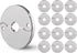 F-24333-12 1 in. IPS Floor and Ceiling Split Flange Escutcheon for Steel Pipes, Chrome Plated (Pack of 12)...