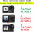 Screen Protector for DJI OSMO Action 3 Camera + Lens cap Cover, 0.3mm 9H Hardness Tempered Glass Protector, Anti-Scrach Anti-Fingerprint Anti-Bubb...