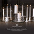 Colonial Candle Unscented Taper Candle, Handipt Collection, Wedgewood, 10 In, Pack of 12 - Up to 8 Hours Burn...