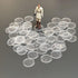 60Pcs 37.5mm wide Round Clear Action Figure Display Stands Fit for 3.75” MODERN Star Wars / MODERN Gi Joe / Marvel Legends Figure toy...