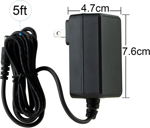 LEFXMOPHY EM26 Massage Gun Charger Replacement for TOLOCO EM26, AERLANG EM13 / Darkiron EM31 Massage Gun 24V Power Adapter Charging Cord...