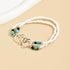 Beaded Anklet for Women Layered Heart Anklet Waterproof Ankle Bracelets for Women Elastic Ankle Bracelets Boho Seed Bead Foot Chain Summer Beach J...