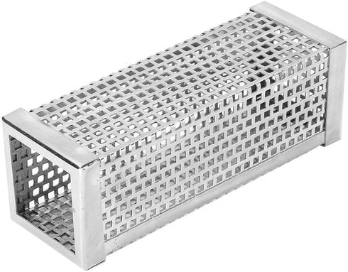 Pellet Smoker Tube 6 Inch Stainless Steel Perforated Wood Pellet Tube Smoker, Smoke Tube Box for Pellets Grill BBQ Cold Smoker Generator Tube, for...
