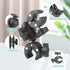 Super Clamp Double Camera Clamp, Double Mount Clamp Bracket Magic Arm Double Ball Head, Crab Plier Clip Bracket with Ballhead for Light Stand, Pho...