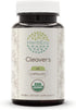 Cleavers USDA Organic 60 Capsules | Natural Herbal Supplement | Certified Organic Vegetarian Capsules and Organic Cleavers (Galium aparine) Dried ...