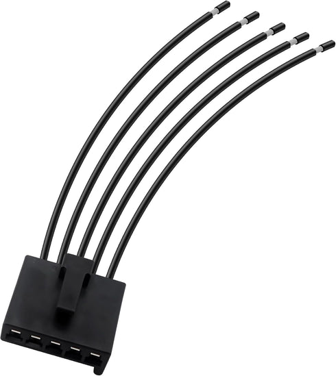 HiSport Blower Motor Resistor Connector 5-Wire Pigtail AC Fan Blower Wire Harness WPT1285, 645-512 Compatible with Ford Fusion 2010-2015, Lincoln ...