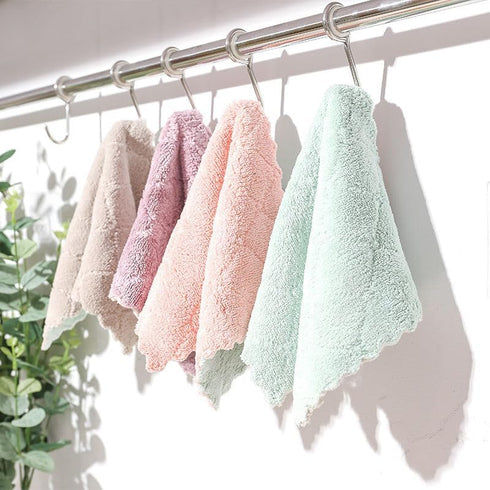 20 Pack Cleaning Cloth Kitchen Cloth, Dish Towels Super Absorbent Coral Velvet Dishtowels, Microfiber Premium Soft Tea Towels, Quick Dry Rags, Mul...