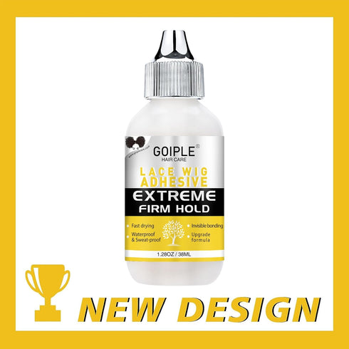 Goiple Wig Glue Lace Glue for Lace Front Lace Wigs, Waterproof Lace Front Wig Glue for Wigs, Strong Hold Transparent Lace Adhesive for Hair Replac...