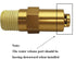 7101359 Thermal Relief Valve for Gas Powered Pressure Washer Pumps, 1/4 Inch NPT...