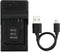 SLB-10A USB Charger for Samsung P800, PL50, PL51, PL55, PL57, PL60, PL65, PL70, SL420, SL502, SL620, SL720, SL820, WB150, WB151, WB2100, WB500, WB...