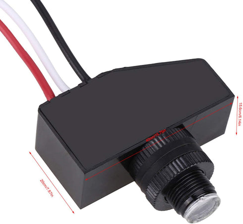 Dusk to Dawn Sensor Photoelectric Switch Mini Light Photocell Sensor Lighting Switch,with Automatic Illumination Detection Circuit for The LED Lig...