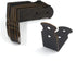 Geesatis 1.6" X 0.7" Set of 20 Right Angle Decorative Corner Protector Box Edge Cover Bracket, with Mounting Screws, Iron, Bronze...