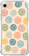 Cute Colorful Smile Face Case Compatible with iPhone XR, Happy Face Case for iPhone XR for Teens Men and Women, Cool TPU Bumper Phone Case Cover...