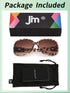 JM Polarized Sunglasses, Womens Trendy Oversized Big Large Driving Sun Glasses, Sensitive Eyes UV Protection Sunnies Tortoise...