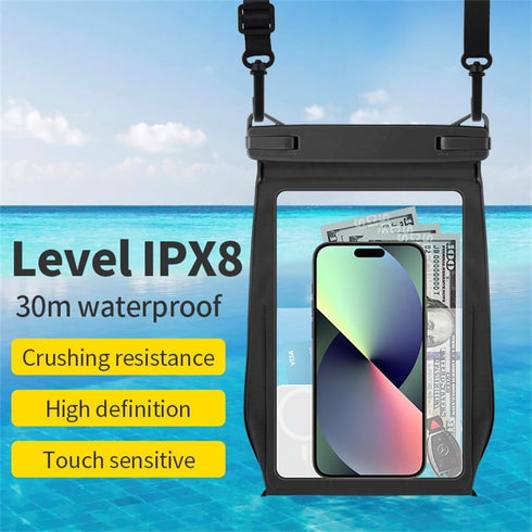Multicolor Universal Waterproof Bag Phone Pouch Crossbody Large Phone Waterproof Dry Bag Compatible with Apple iPhone 15 Pro Max 14 for Samsung s2...