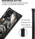 CARLOCA Compatible with Samsung Galaxy S23 Ultra Case,Jesus Black White Lion Cross Pattern Ultra Protection Shockproof Soft Silicone TPU Non-Slip ...