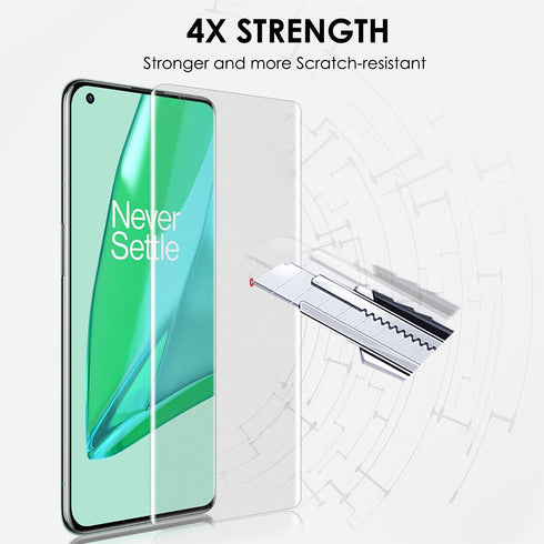 Matte Screen Protector for OnePlus 9 Pro, Tempered Glass UV Set - 2 Pack, Anti-Glare, Anti-Fingerprint, 9H Scratch Resistant, Soft and Sensitive T...