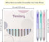 8Pcs Retractable Erasable Gel Pens, Make Mistakes Disappear, Blue & Black Ink Pen for Drawing Writing Planner and Crossword Puzzles, No Smudge on ...