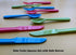Kids Cutlery Set - Jawbush 9 Pcs Plastic Toddler Utensils Forks and Spoons with Knives for School Lunch Box Camping or Travel, Reusable Kids Silve...