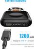 Portable Wireless Charger for Apple Watch 1200mAh, Compatible with Apple Watch Series 9/8/UItra/7/6/5/4/3/2/1SE, Magnetic Apple Watch Charger Keyc...