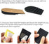 Adjustable Leg Length Discrepancy Heel Lifts Inserts Insoles - Pack of 2 (5 Layer Brown Large)...