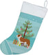 Caroline's Treasures BB2994CS Saint Bernard Merry Christmas Tree Christmas Stocking Fireplace Hanging Stockings Christmas Season Party Decor Famil...