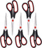 Scissors, Multipurpose office Scissors,8.5 Inch Ultra Sharp Shears, Comfort-Grip Handles Household scissors?Sturdy Sharp Craft Supplies - Pack of ...