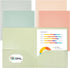 Plastic Folders with Pockets, Pack of 5, Muted Pastel Colors, Heavy Duty 2 Pocket File Folders Letter Size, Pocket Folders for School, Home, and O...