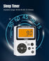PRUNUS Pocket AM FM Radio Portable with Stereo Earphone, Battery Operated Radio by 2 AAA, Manual Preset, Large Screen, Lock Key Walkman Radio, Sle...