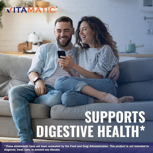 Vitamatic Acidophilus Probiotic - 10 Billion CFU - 5X Potency - Daily Probiotic Supplement, Supports Digestive Health - 120 Tablets...