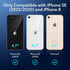 ESR for iPhone SE (2022) Case, iPhone SE (2020) and iPhone 8, Military-Grade Protection, Shock-Absorbing Corners, Yellowing-Resistant Back, Phone ...