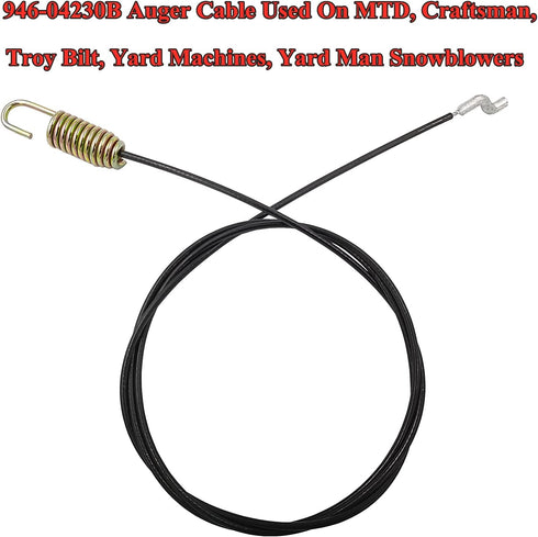 946-04230B Auger Clutch Cable Replaces MTD 746-04230 946-04230 946-04230A 746-04230A 746-04230B for MTD Craftsman Cub Cadet Troy Bilt Yard Machine...