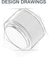 58mm Tele Metal Screw-in Lens Hood Sunshade with Centre Pinch Lens Cap for Canon Nikon Sony Pentax Olympus Fuji Sumsung Leica Standard Thread Lens...
