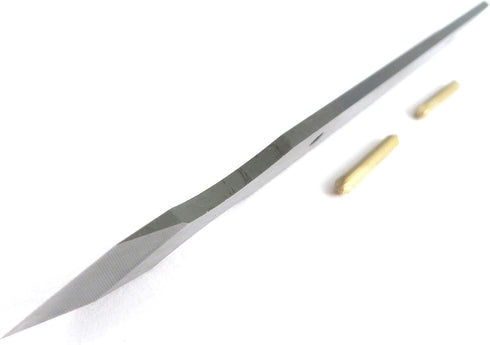 Mikov V2003015 Unhandled Dual Bevel Marking Knife Kit with Knife Finger Indents 0.100 Inch Thick Blade 1/2 Inch Wide 5-7/8 Inch Long Stainless Ste...