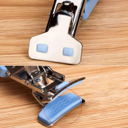 2 Pack Bowl Clip, Stainless Steel Gripper Clips for Moving Hot Plate or Bowls with Food Out, From Pressured Cooker, Microwave, Oven, Air Fryer(2pc...