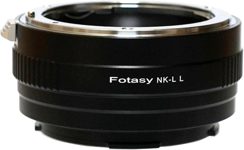 Fotasy NK F Mount Lens to L Mount Adapter, F Mount L Adapter, F Leica SL Adapter, F L Mount Adapter, Compatible with Panasonic S1 S1H S1R S4 S5 Le...