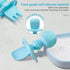 Silikong Silicone Utensils, Baby Fork and Spoon Set, Training Utensils, Baby Led Weaning Stage 1 for Ages 6 Months (Blue)...