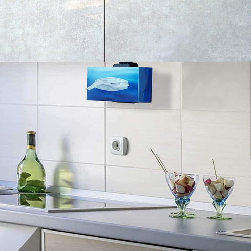 TFY Kitchen Cabinet Mount Holder, Tablet Mount for Desk Shelf Compatible with iPhone, iPad Pro Air, Mini, Galaxy Tabs, MatePad, 7"-10.5" Tablets a...