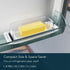 KITCHENDAO Airtight Butter Dish with Lid for Countertop and Refrigerator Door Shelf, Easy Scoop-Dishwasher Safe, Plastic Butter Holder Tray Contai...