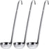 meekoo 3 Pieces Stainless Steel Ladle Soup Handle Ladle with Pouring Rim for Kitchen Cooking Soup Sauce(2 oz)...