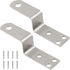15 Pcs Z Mounting Bracket,3.14 Inchx0.7 Inch Iron Right Angle Corner Bracket with Screws for Shelf Picture Furniture Frame(Silver)...