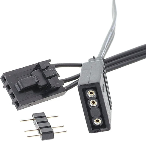 for Corsair RGB to Standard ARGB 4-Pin 5V Adapter Connector RGB Cable 25cm Extension Cord PVC...