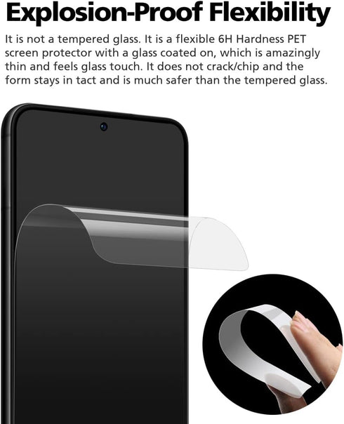 (3PACK) iPhone 14 Pro Max Anti-Glare Matte Anti-Fingerprint Screen Protector Unbreakable flexible film Dust-Free Bubble-Free Easy Installation wit...